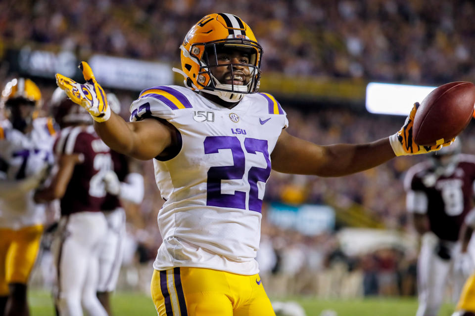 LSU Tigers running back Clyde Edwards-Helaire 