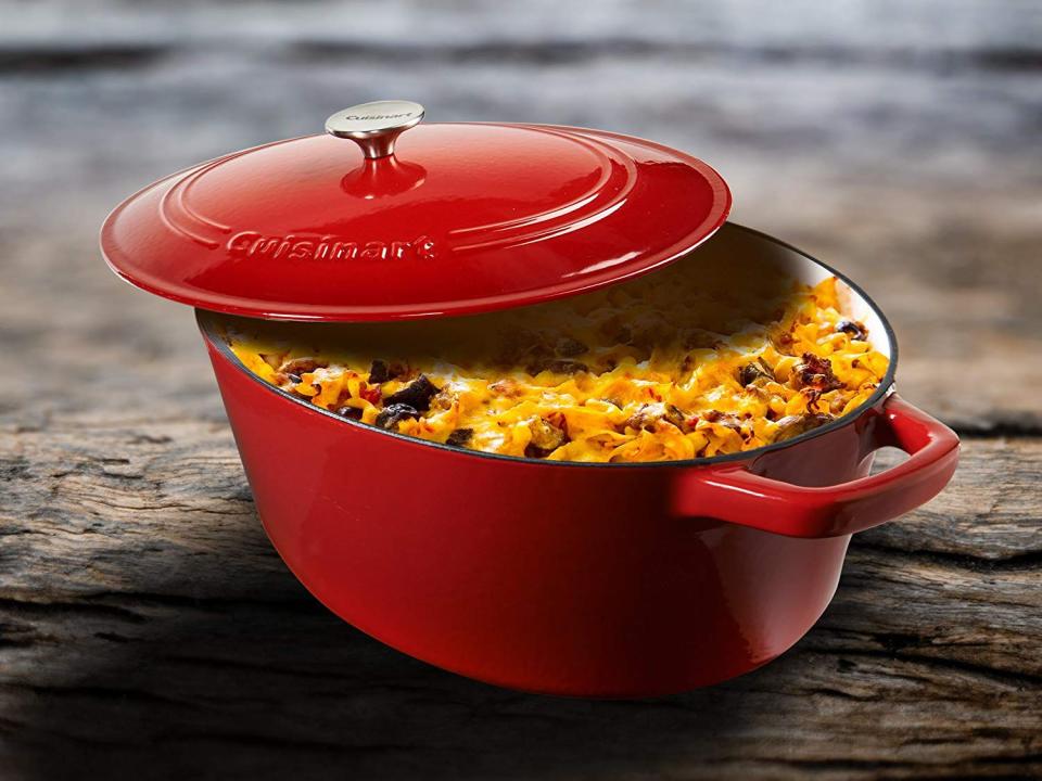 This Cuisinart Cast Iron Casserole Dish Is Nearly 50 Percent Off Today Only