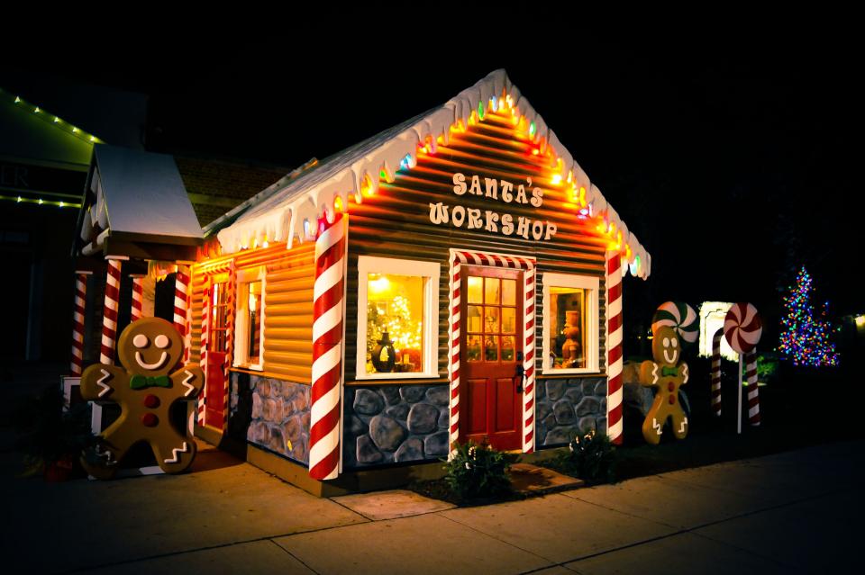 Santa's Workshop is a temporary structure that provides a home away from home for Santa and Mrs. Claus in downtown Cedarburg every year.