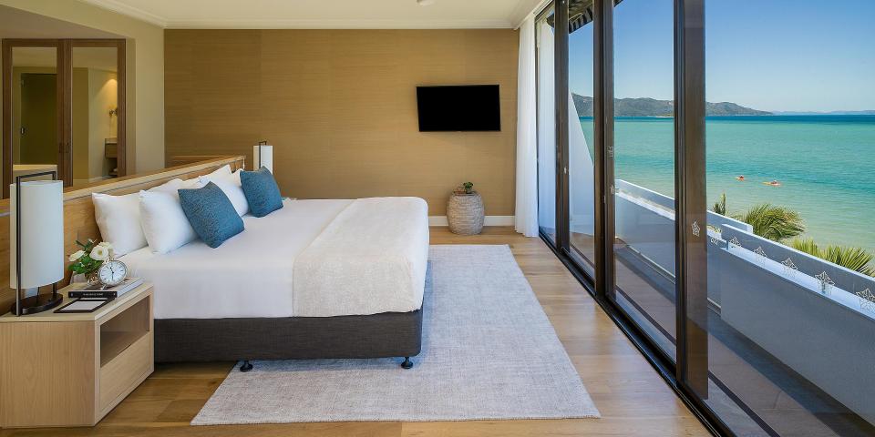 The view from the Intercontinental Hayman Island Resort