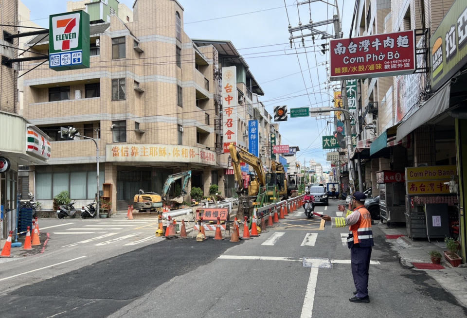 解決大雅中山北路淹水問題水利局進場施工