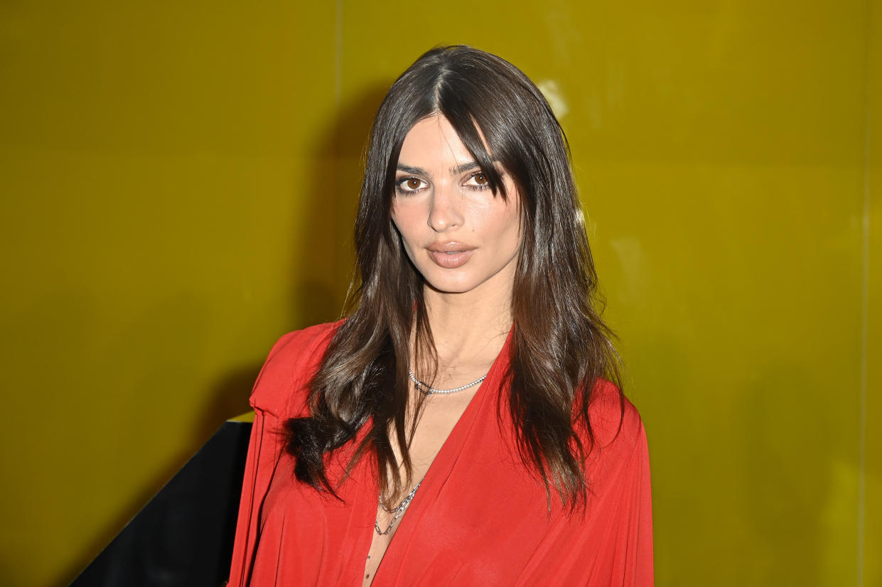 Emily Ratajkowski was recently shamed for wearing a see-through dress. (Photo: Getty Images)