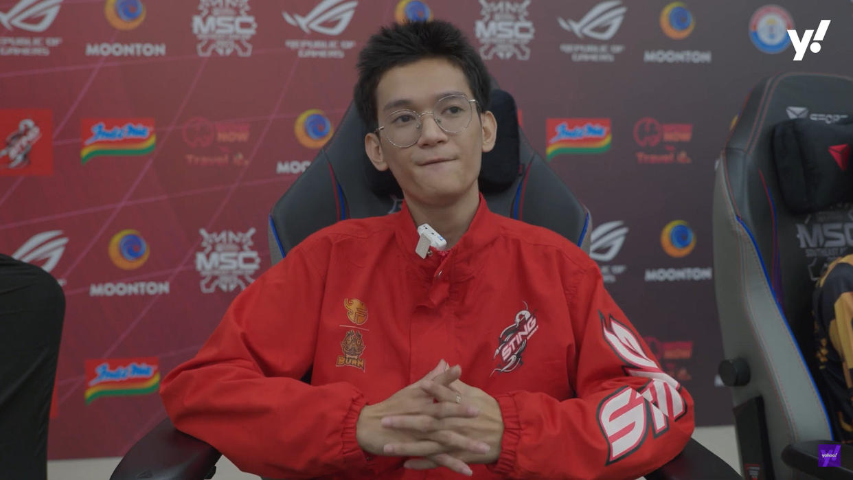 After Burn X Flash's historic placement to the semifinals of the Mobile Legends Southeast Asia Cup 2023, jungler Celichma wants to cap off their run with a championship. (Photo: Yahoo Esports SEA)
