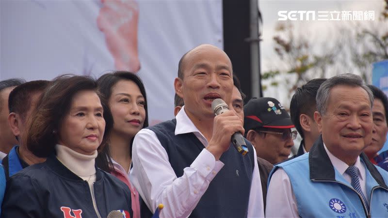 前高雄市長韓國瑜近來被勸進參選國民黨主席。（圖／記者林恩如攝影）