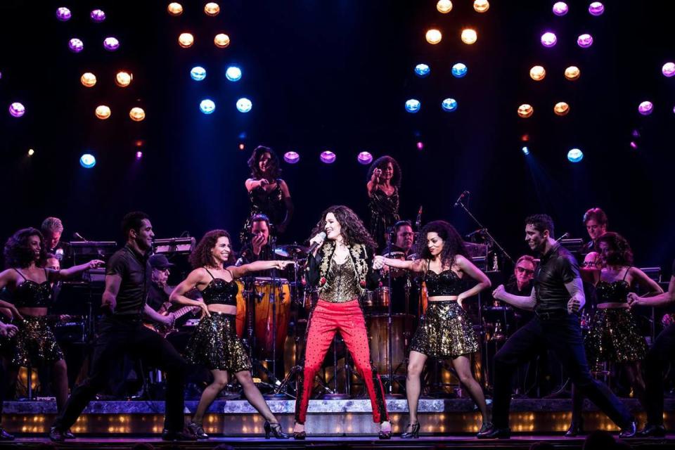 Christie Prades as Gloria Estefan in the National Tour of “On Your Feet!” that is scheduled for January 2022 at Actors’ Playhouse at the Miracle Theatre in Coral Gables.