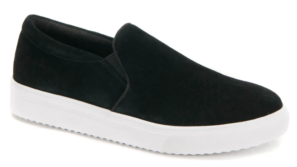 Blondo Gracie 2.0 Waterproof Slip-On Sneaker in Black Suede