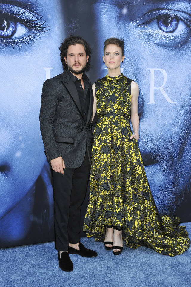 Kit Harington and Rose Leslie