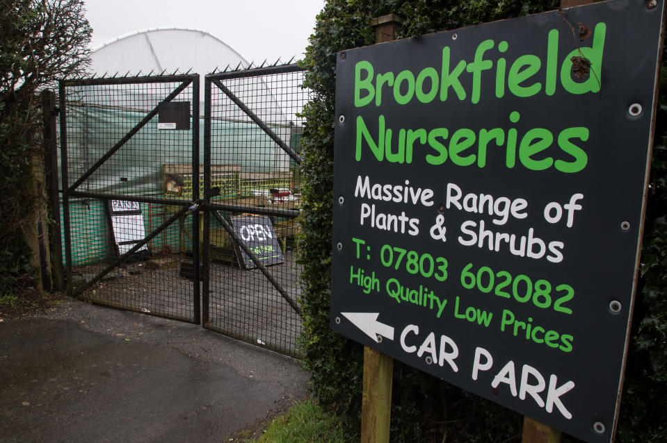 Brookfield Nurseries owned by son, Paul Hill (SWNS)