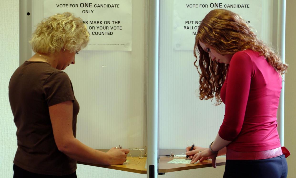 <span>About a fifth of respondents said they had either decided to spoil their ballot or were considering doing so.</span><span>Photograph: Peter Titmuss/Alamy</span>