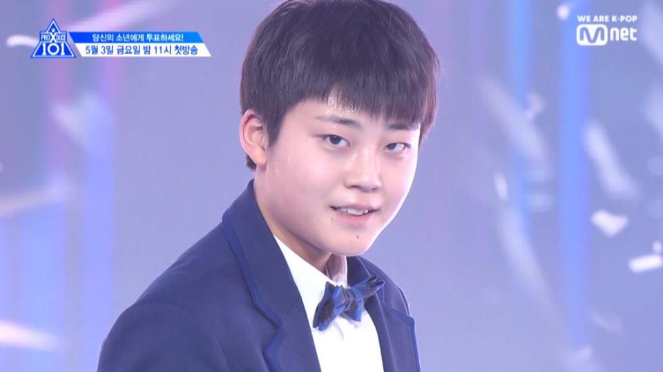 （圖源：Mnet《PRODUCE X 101》截圖）