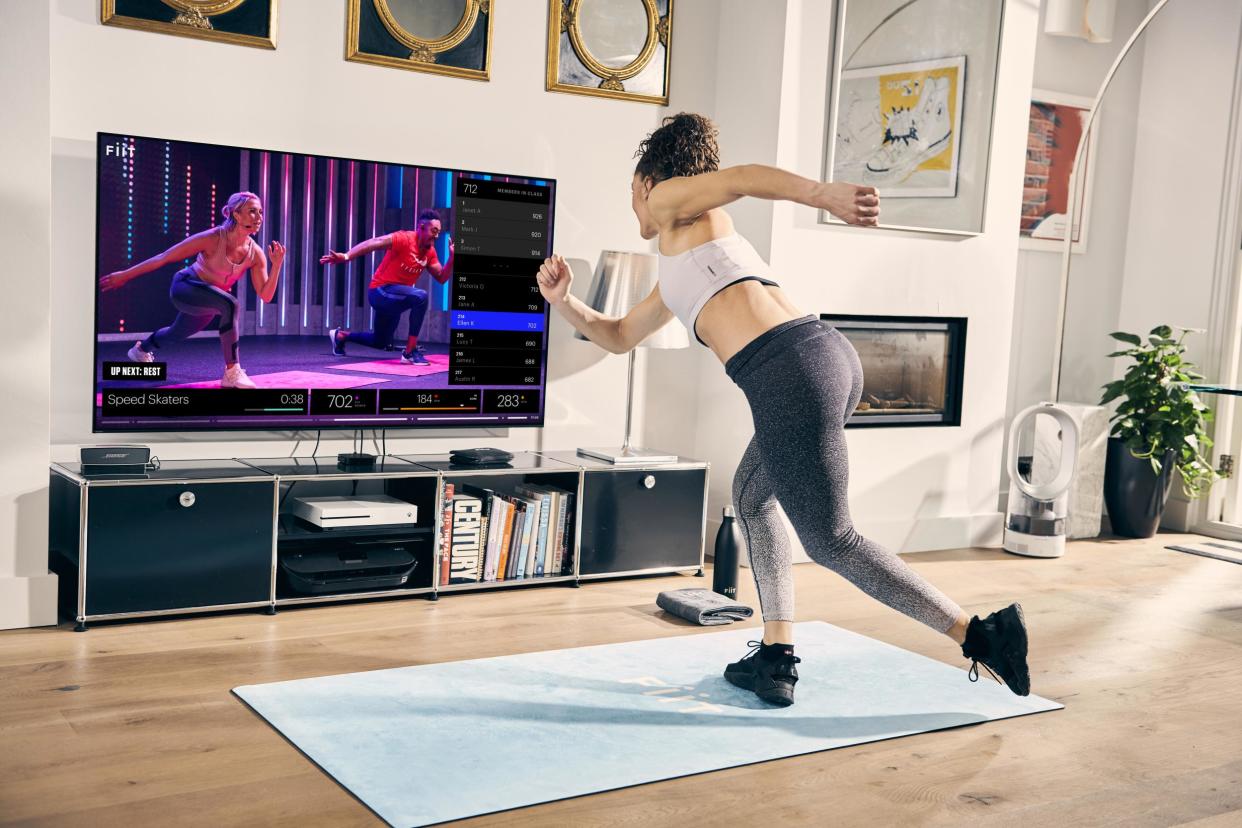 Step it up: you don't need a gym full of equipment to stay moving — there are number of high-intensity virtual classes for shaking off lockdown lethargy, like Fiit, pictured