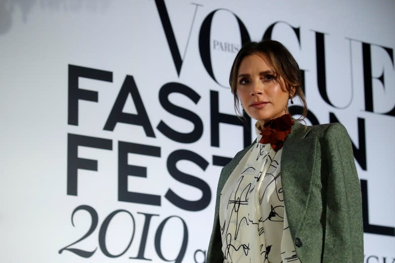 Designer Victoria Beckham attends the 4th edition of the Vogue Fashion Festival in Paris