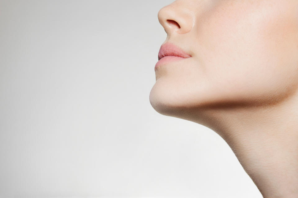 Practicing jaw juts could create a stronger jaw. (Getty Images)