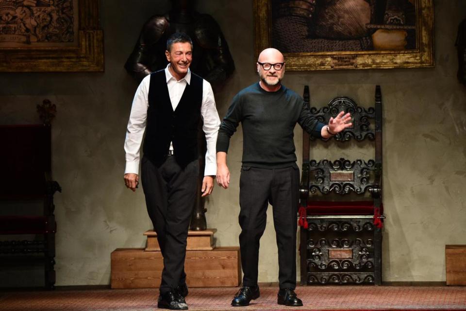 Stefano Gabbana (L) and Domenico Dolce (Getty Images)