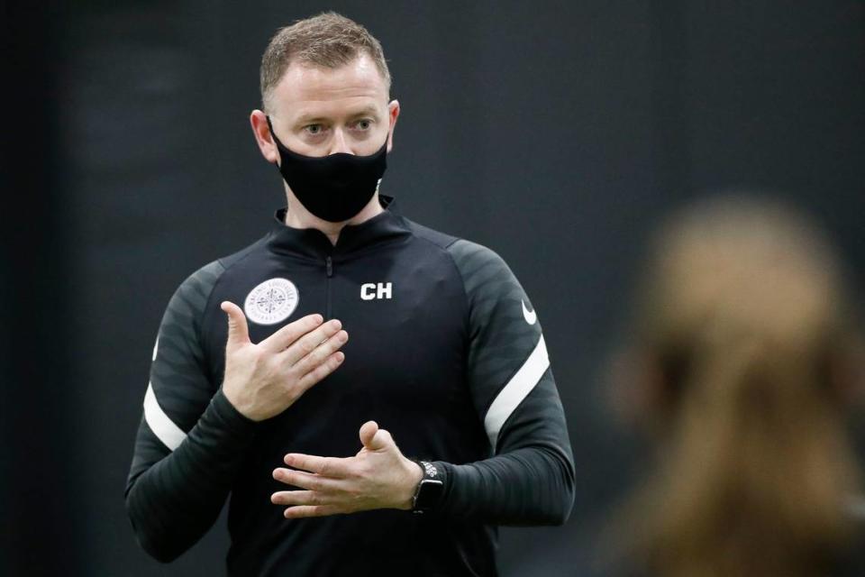 Christy Holly, a native of Ireland, is Racing Louisville’s first head coach.