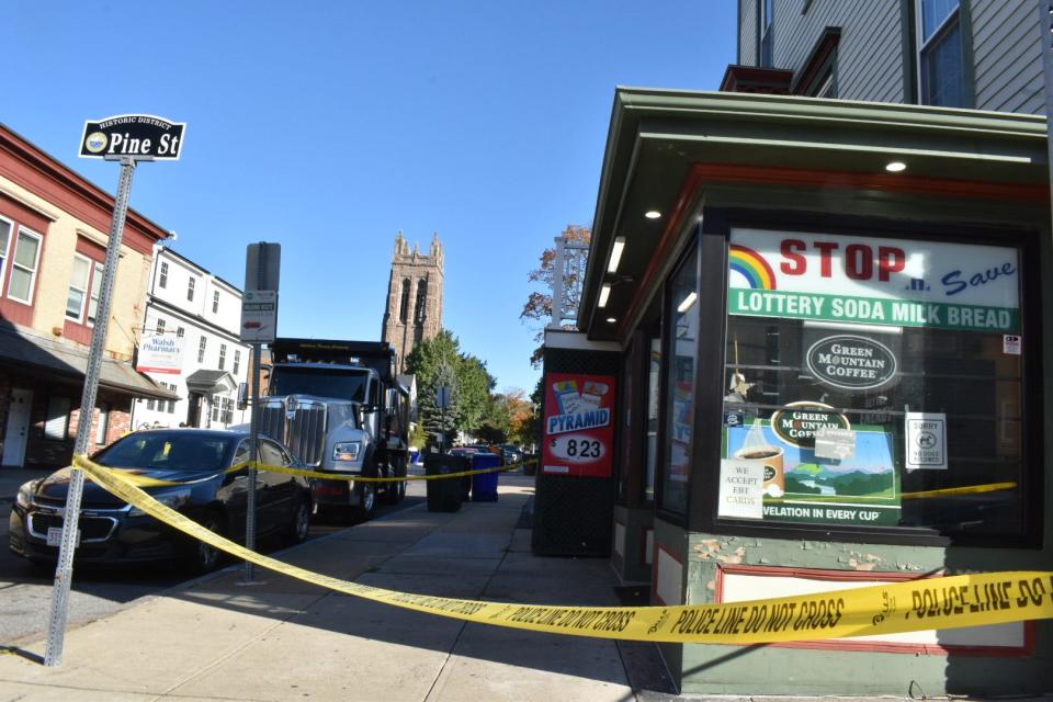 The Stop n Save where the homicide occured is located at the corner of Pine and Rock streets in Fall River.