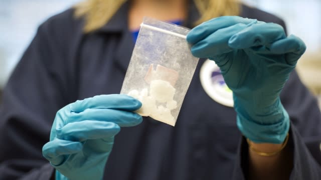 Fentanyl in a bag