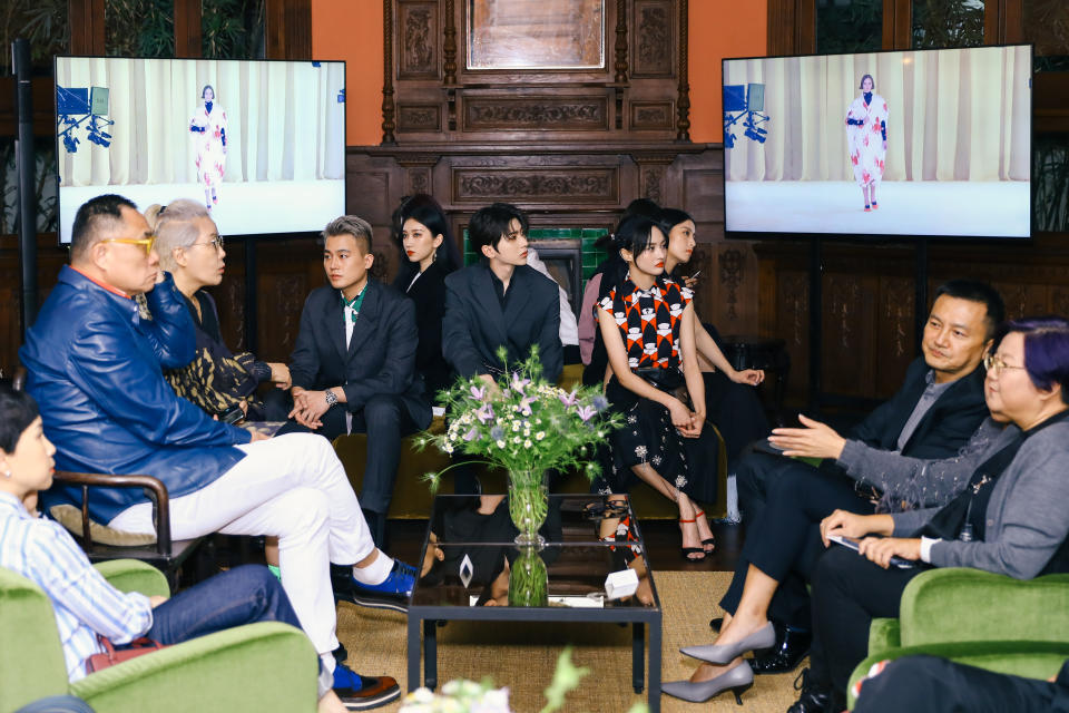 In 2020, Prada hosted a reception for 180 guests to watch the show at Rong Zhai mansion in Shanghai. - Credit: Courtesy