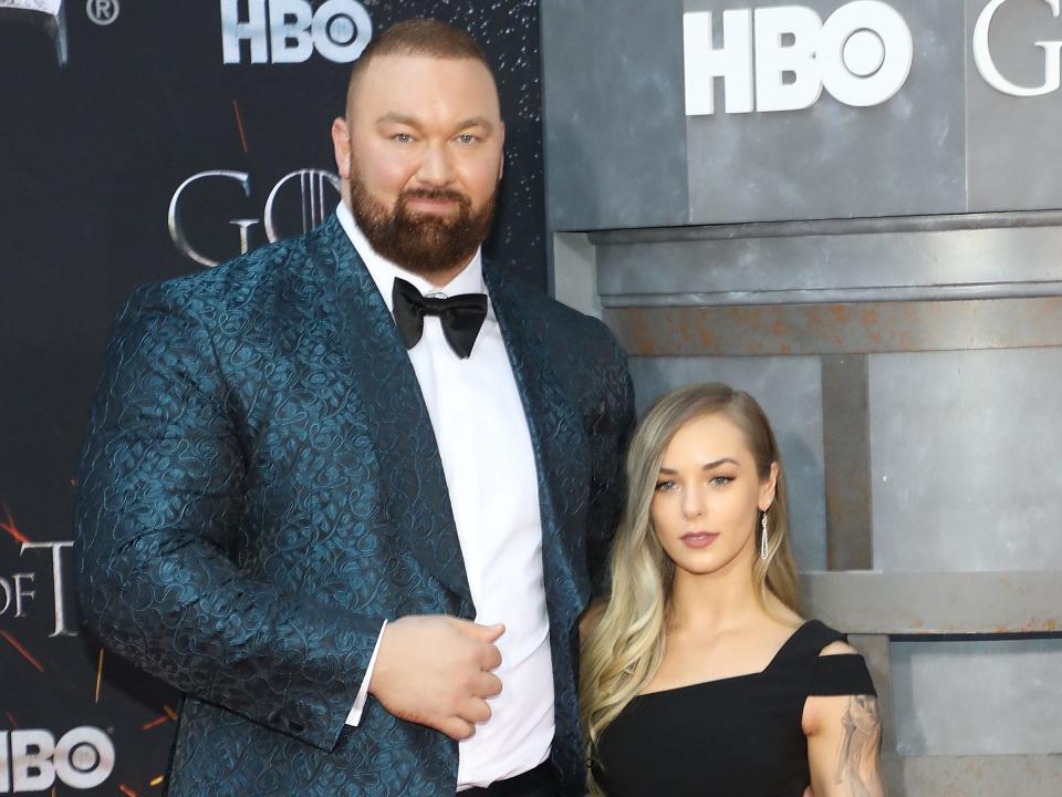 Hafthor Julius Bjornsson and Kelsey Henson