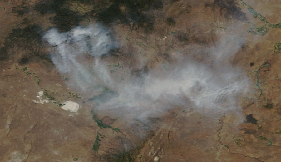 The Falls Fire. (NASA)