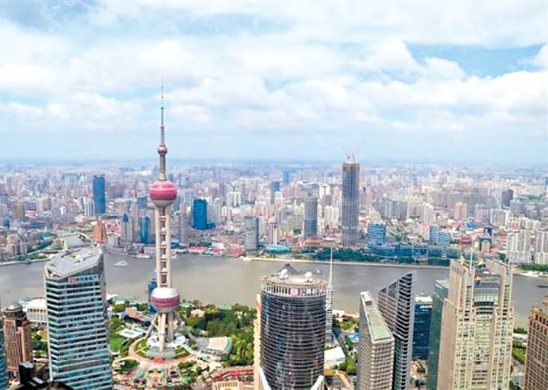首3季度上海市地區GDP總值約3.08萬億元人民幣。