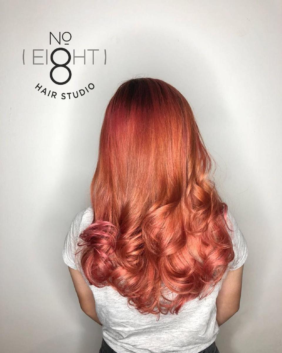 <em>Reddish copper by <a href="http://www.beautyundercover.sg/hair/No8-Hair-Studio-Jurong-Chinese-Garden/" rel="nofollow noopener" target="_blank" data-ylk="slk:No. 8 Hair Studio @ Chinese Garden;elm:context_link;itc:0;sec:content-canvas" class="link ">No. 8 Hair Studio @ Chinese Garden</a></em>