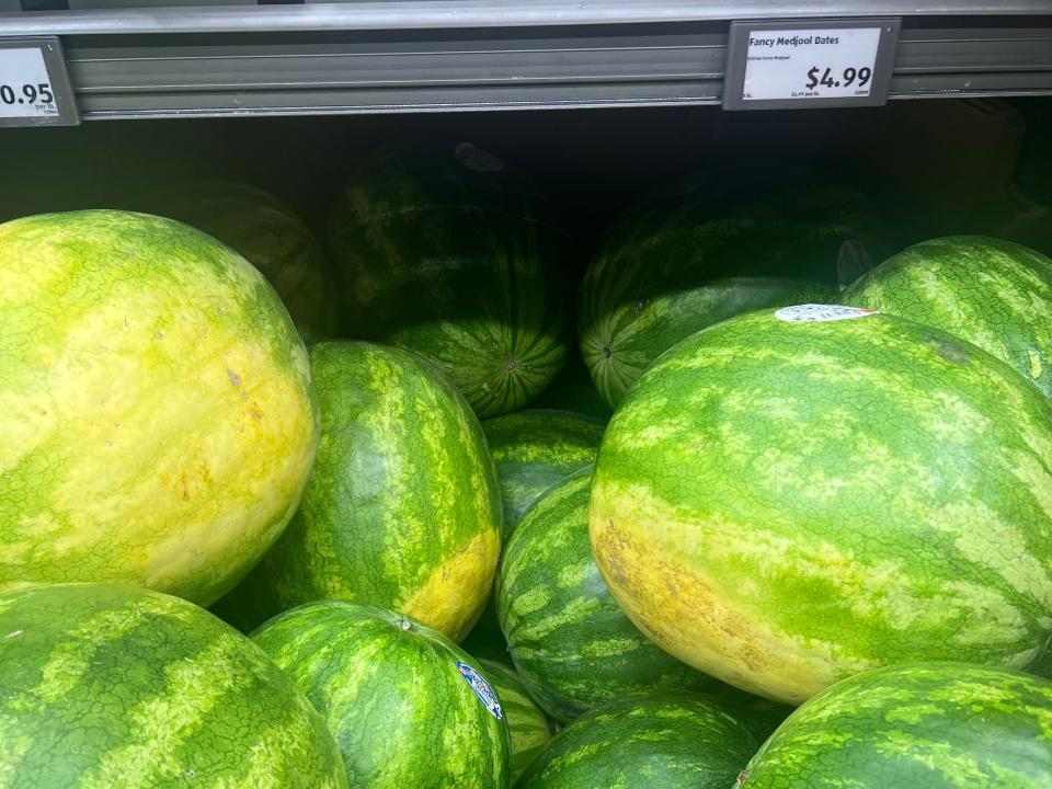 Watermelons at Aldi