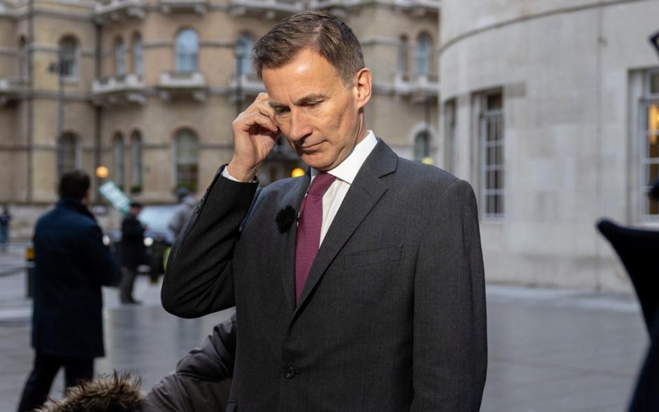 Jeremy Hunt has said 'the sooner we grip inflation the better for everyone' - Zara Farrar / HM Treasury