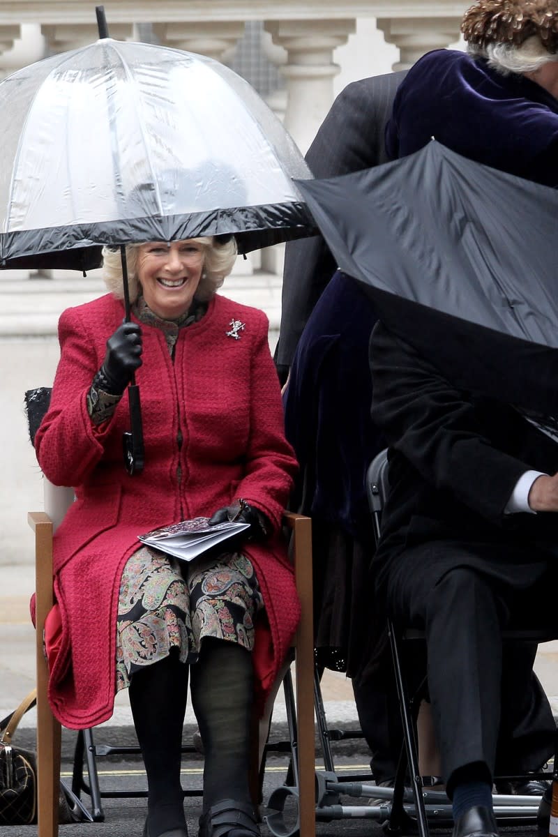 Being the only one who knows how to use an umbrella