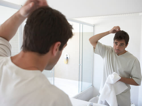 <div class="caption-credit"> Photo by: Getty Images</div><div class="caption-title">We’ll tell you we like your new haircut, even if it’s not your most flattering look.</div>You've already been through enough. There's not much you can do to fix it at this point, anyway. <br> <br> <b>More from REDBOOK:</b> <br> <ul> <li> <a rel="nofollow noopener" href="http://www.redbookmag.com/love-sex/advice/male-behavior#fbIndex1?link=rel&dom=yah_life&src=syn&con=blog_redbook&mag=rbk%20" target="_blank" data-ylk="slk:The 18 Most Annoying Male Habits, Explained;elm:context_link;itc:0;sec:content-canvas" class="link ">The 18 Most Annoying Male Habits, Explained</a> </li> <li> <a rel="nofollow noopener" href="http://www.redbookmag.com/love-sex/advice/marriage/iconic-kisses-in-history%20?link=rel&dom=yah_life&src=syn&con=blog_redbook&mag=rbk" target="_blank" data-ylk="slk:The Most Iconic Kisses of All Time;elm:context_link;itc:0;sec:content-canvas" class="link ">The Most Iconic Kisses of All Time</a> </li> </ul> <br>