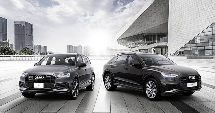 台灣奧迪推出Audi Q7、Q8 Black Edition車型，售價419萬元起。（圖／Audi提供）