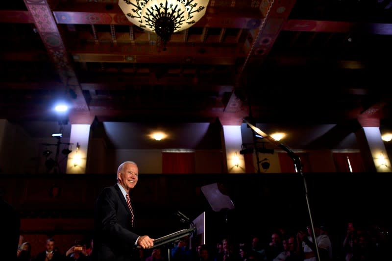 Democratic presidential candidate and former Vice President Joe Biden visits Scranton