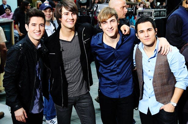 Pop band Big Time Rush will play Oak Mountain Amphitheater Tuesday.