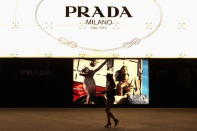 <p><b>Prada</b></p>Prada is an Italian fashion label which specializes in luxury goods such as leather accessories, shoes, luggage and hats. Runway shows, boutiques, perfumes and LG Prada mobile phone is its business today.<p>Brand value: $4,271 million</p><p>(Photo: Getty Images)</p>