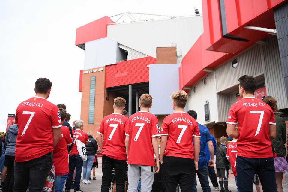 Ronaldo-Fans in Trikots mit der Rückennummer 7 (Bild: Laurence Griffiths/Getty Images)