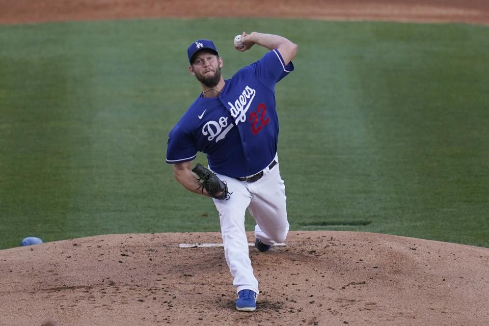 洛杉磯道奇名將Clayton Kershaw。（AP Photo/Ross D. Franklin）