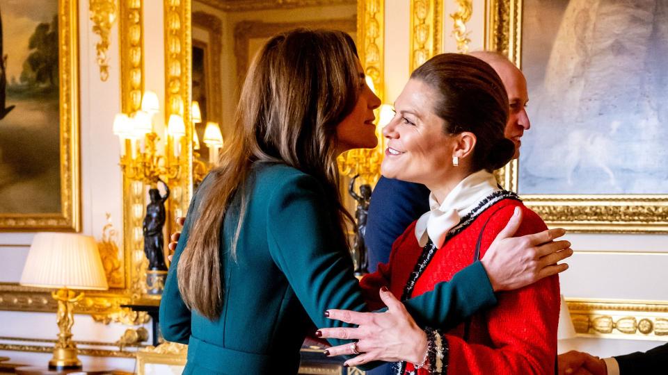 Princess Kate warmly welcomes Crown Princess Victoria