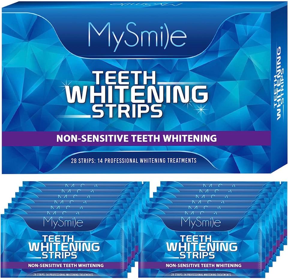 MySmile Teeth Whitening Strips. Image via Amazon.