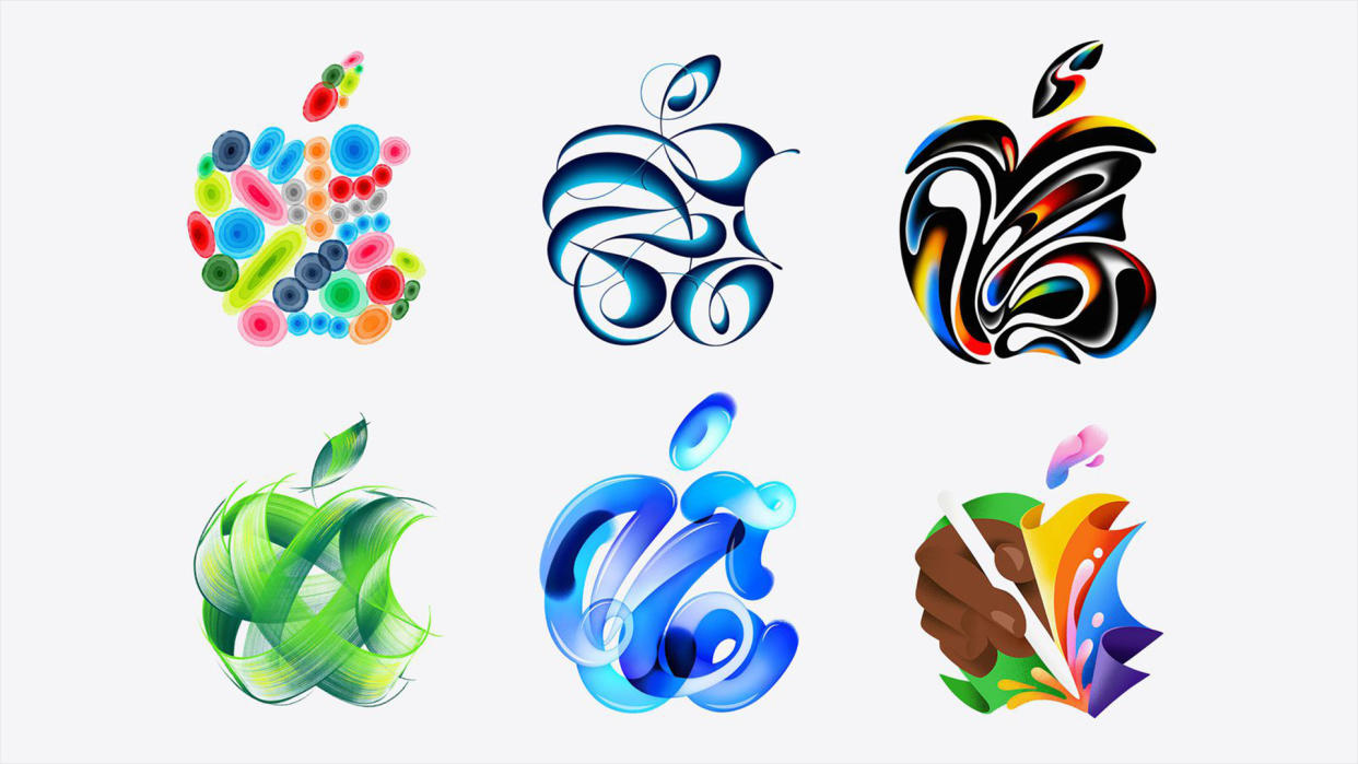  Apple event logos . 