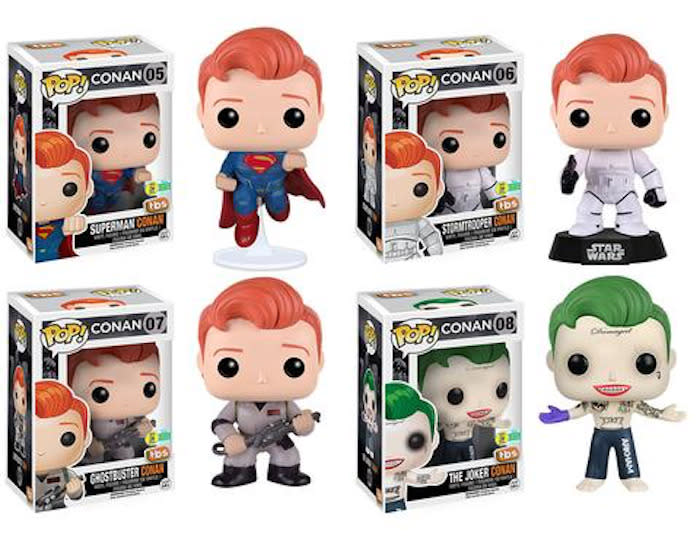 Conan O’Brien Pop! Vinyl Figures