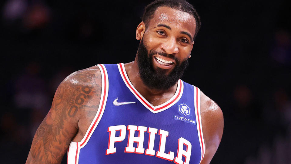 Andre Drummond, pictured here in action for the Philadelphia 76ers.