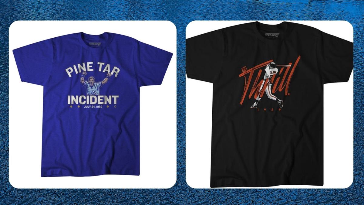 George Brett Pine Tar incident shirt now available from BreakingT