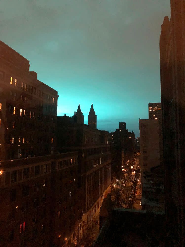 The Bright Blue Light Freaking Out New Yorkers Explained
