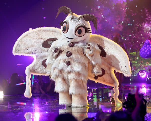 <p>Michael Becker / FOX</p> Poodle Moth on 'The Masked Singer'