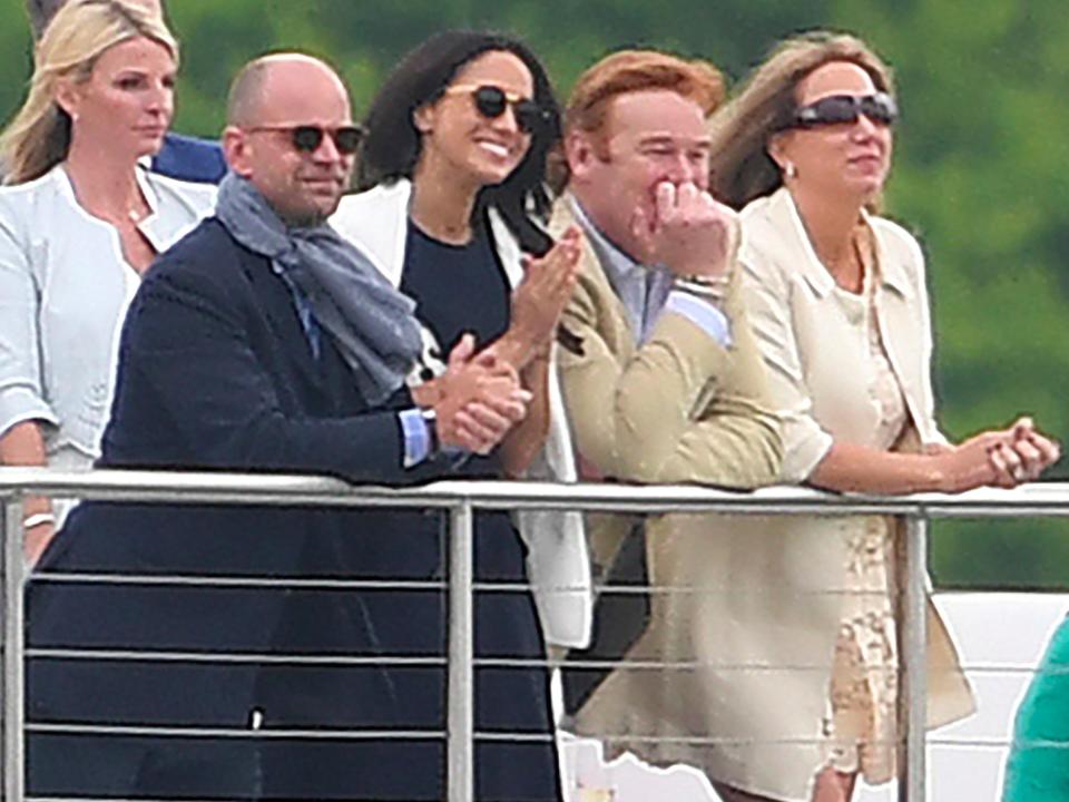 It's serious: Meghan and Harry at the polo