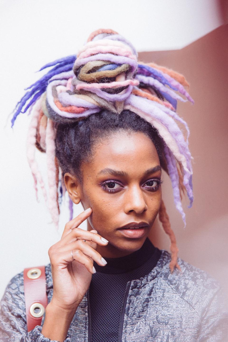 <p>The multicolored wool locs at Marc Jacobs, the designer’s homage to raver hair, were seen by some as inappropriate, an instance of cultural appropriation.</p> <p><strong>More from Allure:</strong> <a rel="nofollow noopener" href="http://www.allure.com/gallery/best-new-drugstore-beauty-launches?mbid=synd_yahoobeauty" target="_blank" data-ylk="slk:50 New Drugstore Beauty Products We're Obsessed With;elm:context_link;itc:0;sec:content-canvas" class="link ">50 New Drugstore Beauty Products We're Obsessed With</a></p>