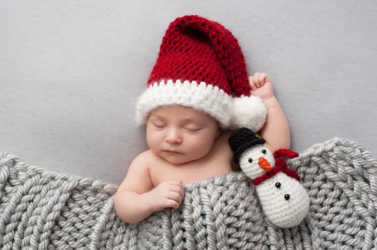 Are there advantages to having a Christmas baby? [Photo: Getty]