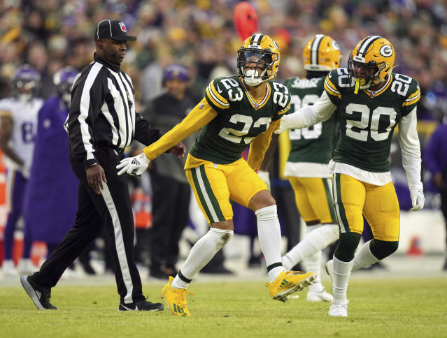 Packers CB Jaire Alexander agitates Bears with hit on Justin