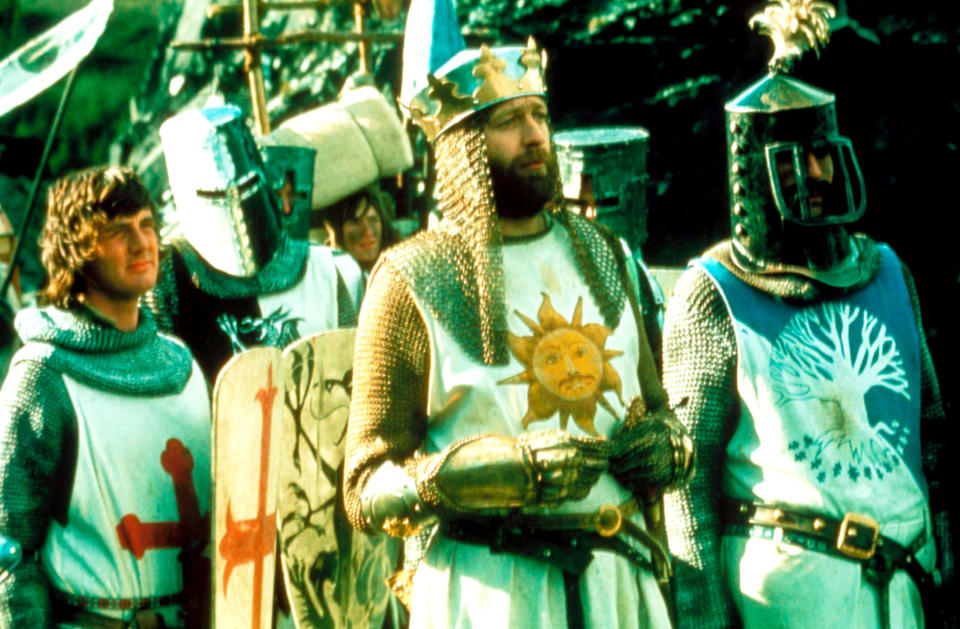 knights in "Monty Python and the Holy Grail"