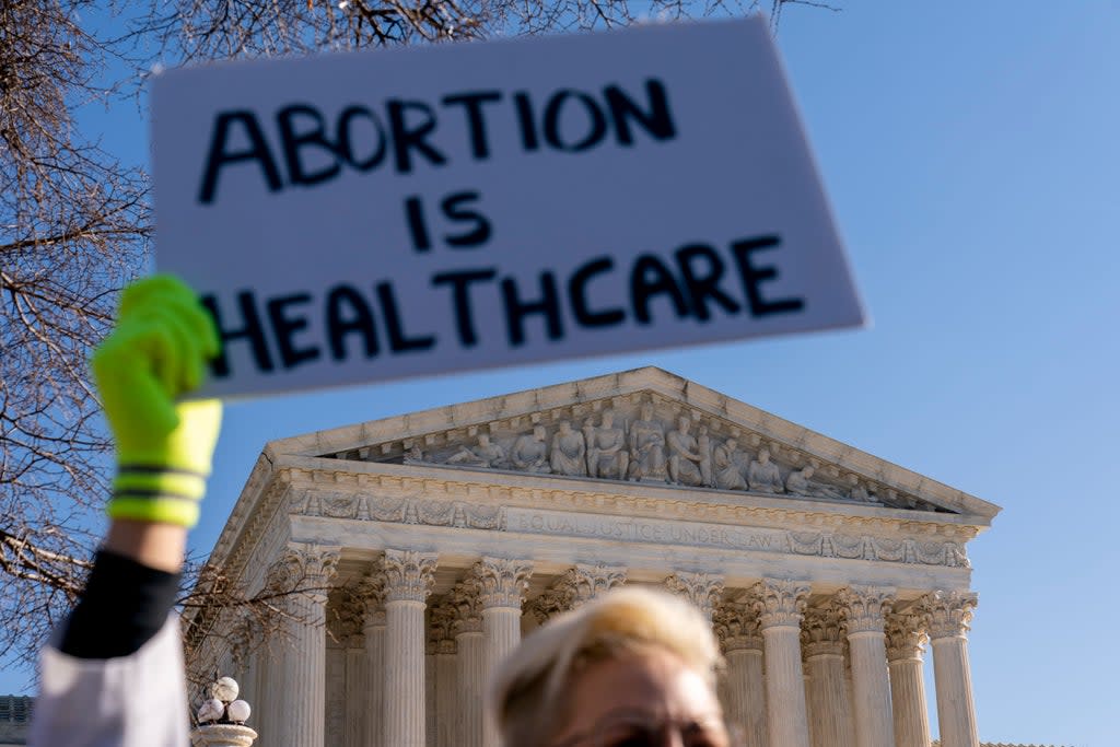 Supreme Court Abortion (Copyright 2021 The Associated Press. All rights reserved)